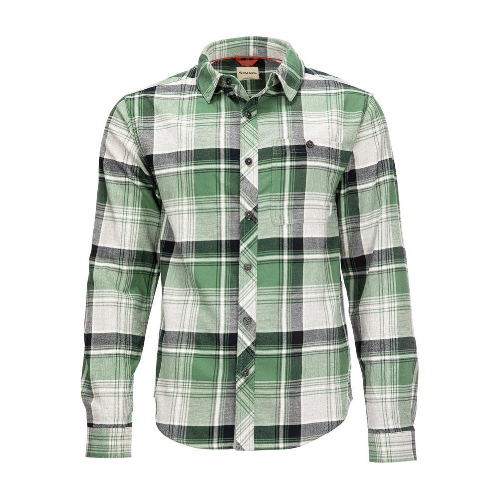 Simms Dockwear Cotton Flannel Men's in Moss Pearl Plaid