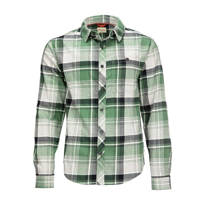 Simms Dockwear Cotton Flannel Men's in Moss Pearl Plaid