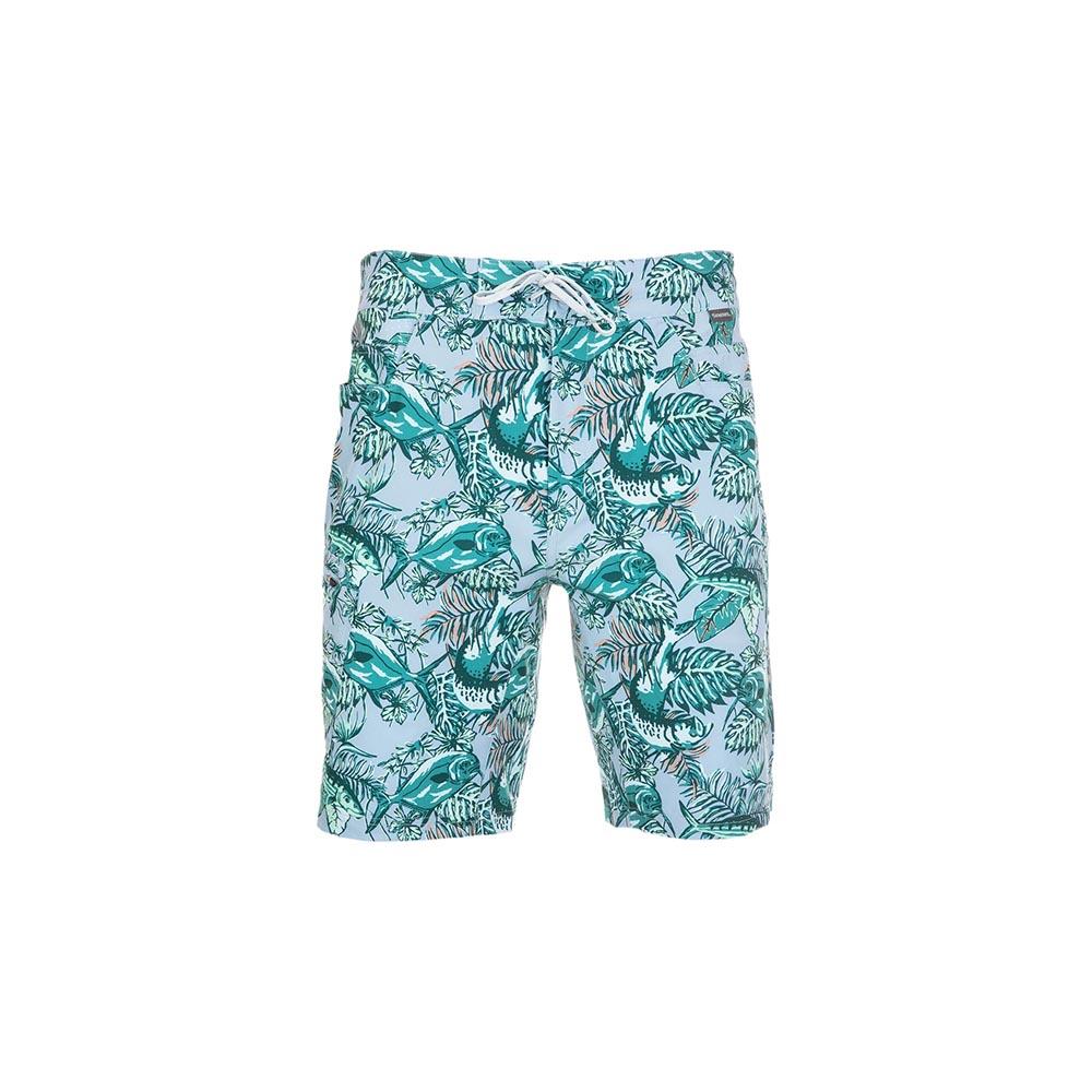 Simms Seamount Board Short Men's in Slamdown Steel Blue