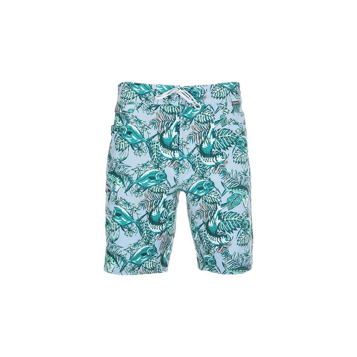 Simms Seamount Board Short Men's in Slamdown Steel Blue