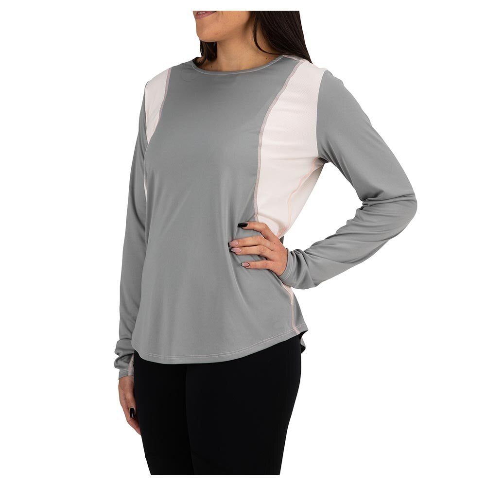Simms SolarVent Crewneck Shirt Women's in Cinder