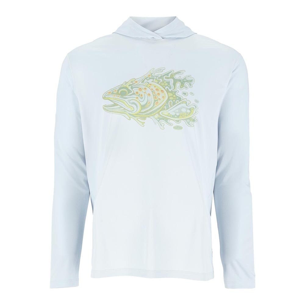 Simms Tech Hoody Artist Series Men's in Bimini Trout Head