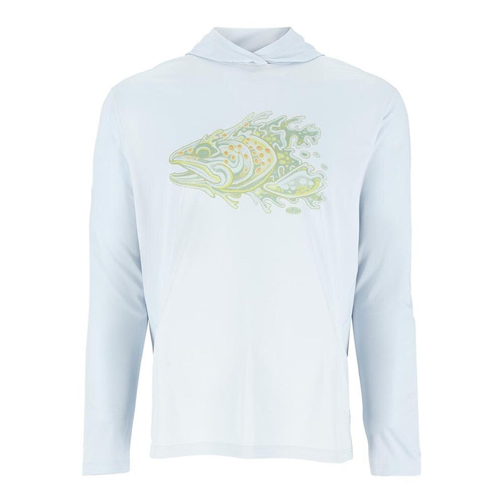 Simms Tech Hoody Artist Series Men's in Bimini Trout Head