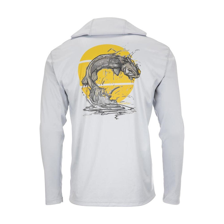 Simms Tech Hoody Artist Series Men's in Musky Rise and Sterling