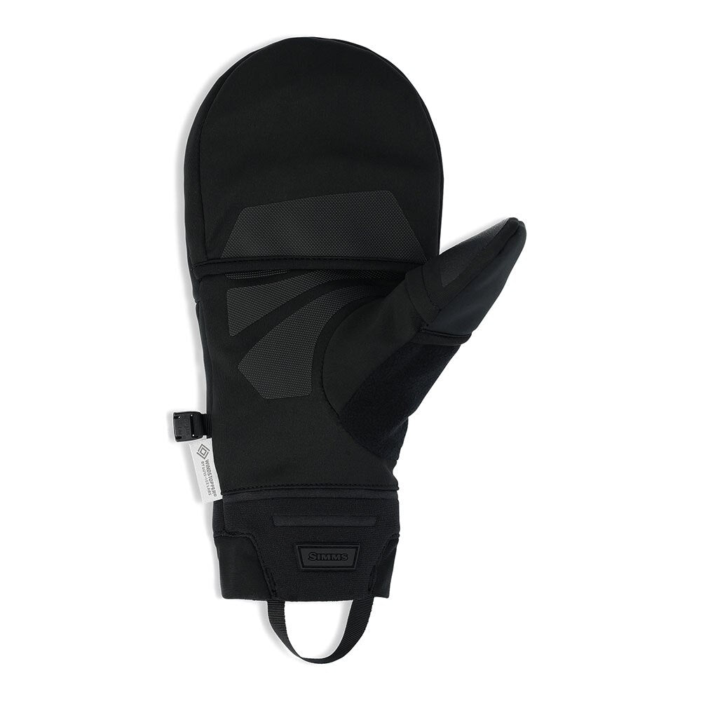 Simms Windstopper Foldover Mitt in Black