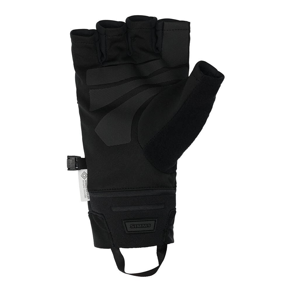 Simms Windstopper HalfFinger Glove in Black