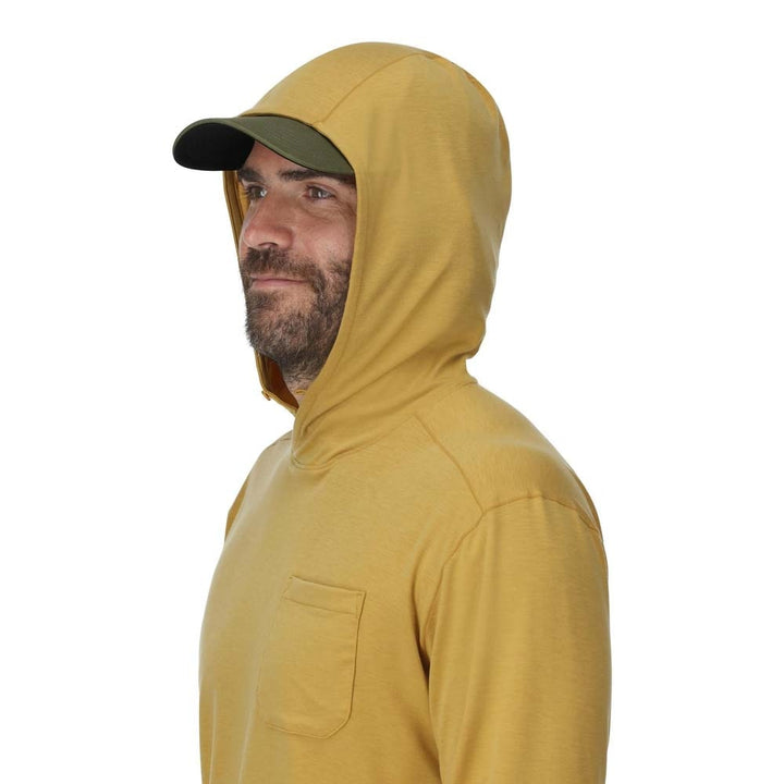 Simms Glades Hoody Men's in Baltic Amber Heather