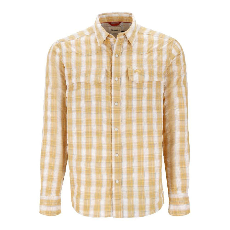 Simms Big Sky Long Sleeve Shirt Men's in Baltic Amber