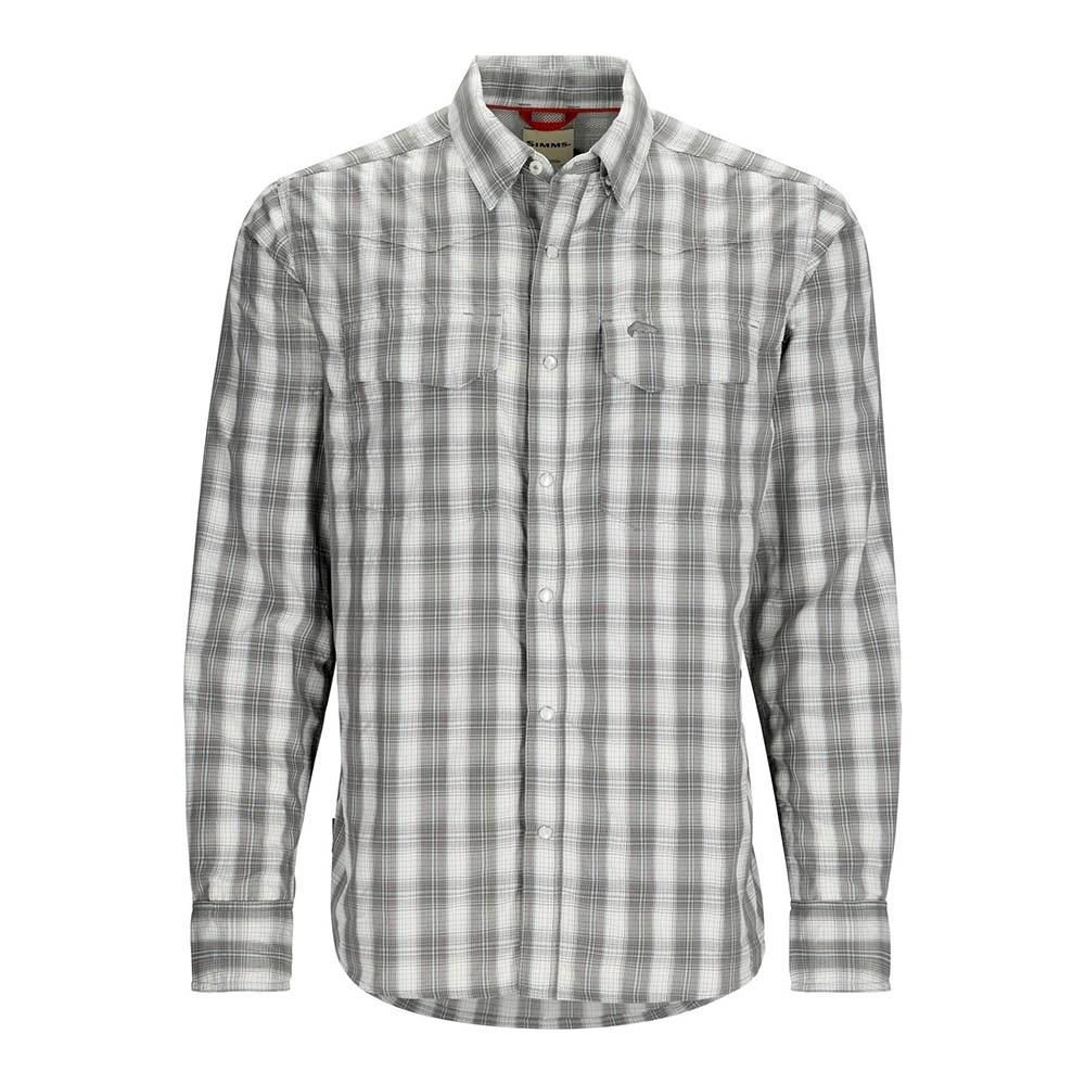 Simms Big Sky Long Sleeve Shirt Men's in Exuma Plaid