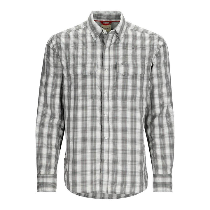 Simms Big Sky Long Sleeve Shirt Men's in Exuma Plaid