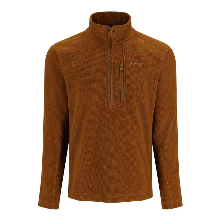 Simms Rivershed Half Zip Top Men's in Cobia Heather