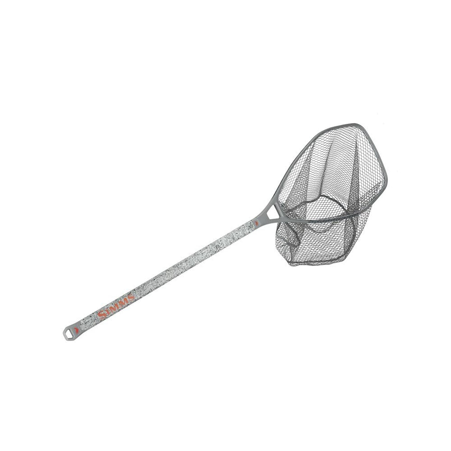 Simms Daymaker Boat Net Long Handle in Pebble Steel