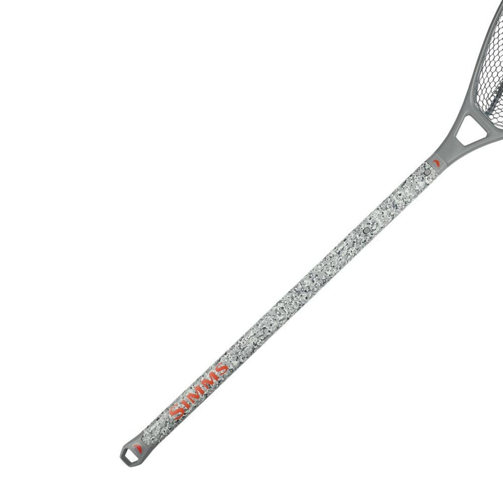 Simms Daymaker Boat Net Long Handle in Pebble Steel