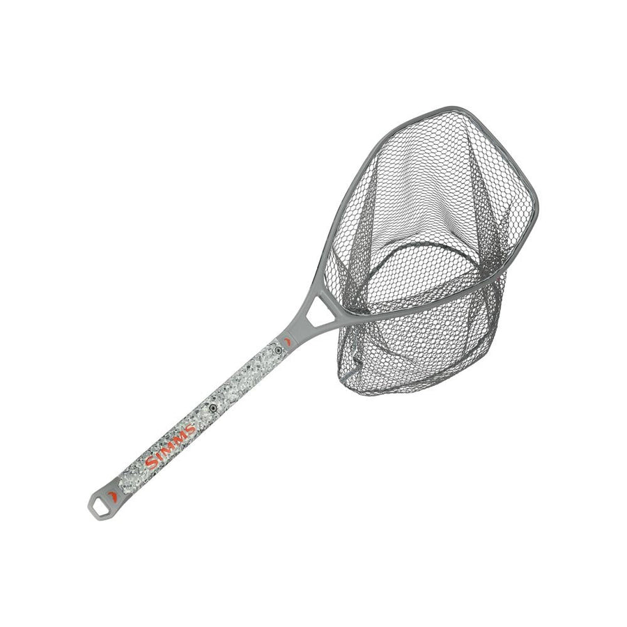 Simms Daymaker Boat Net Short Handle in Pebble Steel