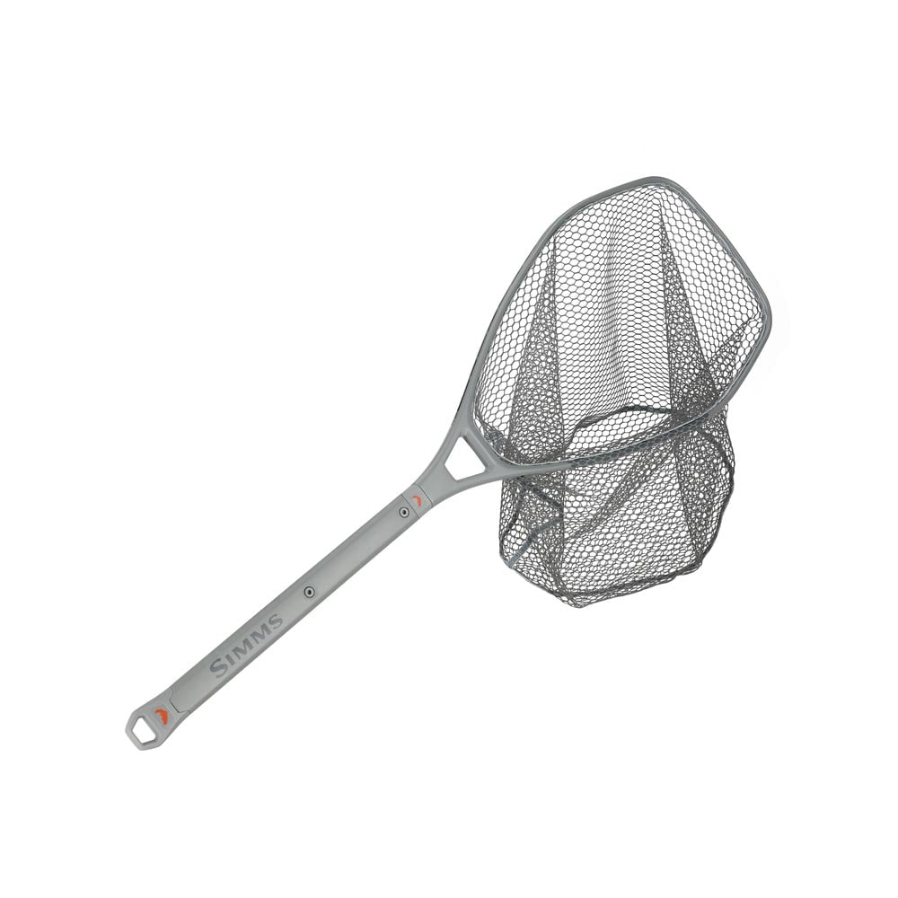 Simms Daymaker Boat Net Short Handle in Pewter