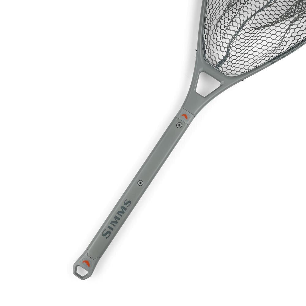 Simms Daymaker Boat Net Short Handle in Pewter