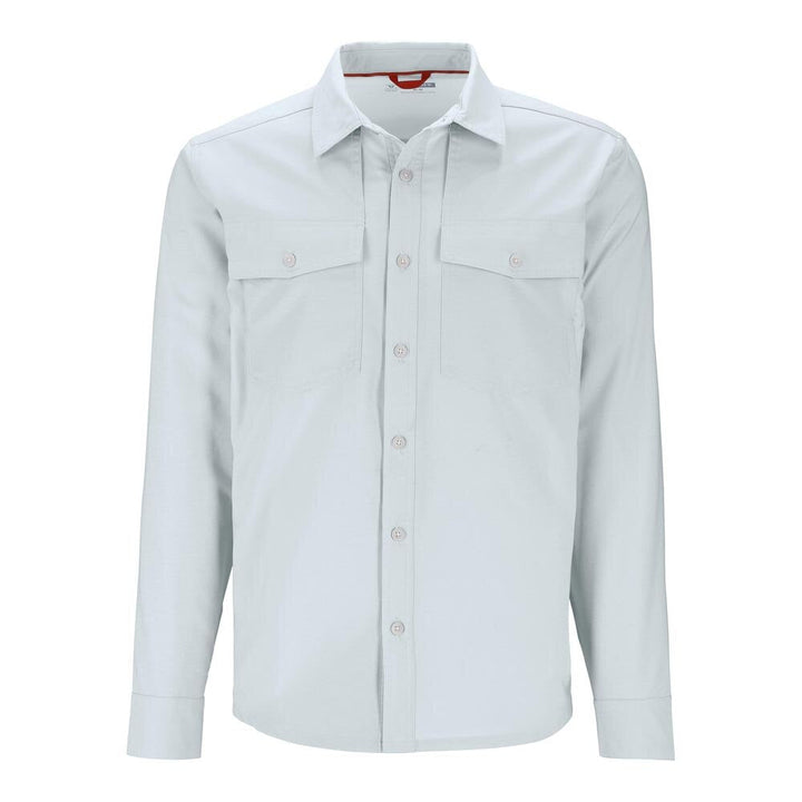 Simms NoSeeUm Bugstopper Long Sleeve Shirt Men's in Bimini Blue Heather