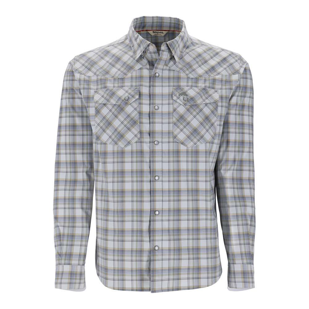 Simms Brackett Long Sleeve Shirt Men's in Sterling Brackett