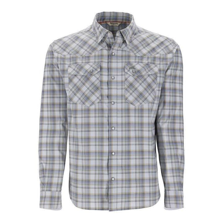 Simms Brackett Long Sleeve Shirt Men's in Sterling Brackett