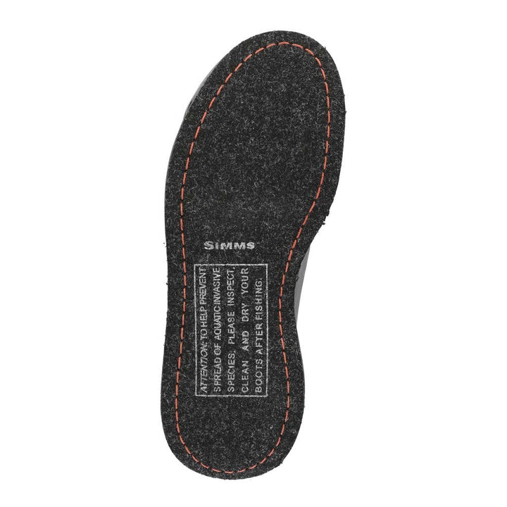Simms Flyweight Boot Felt Men's in Steel Grey