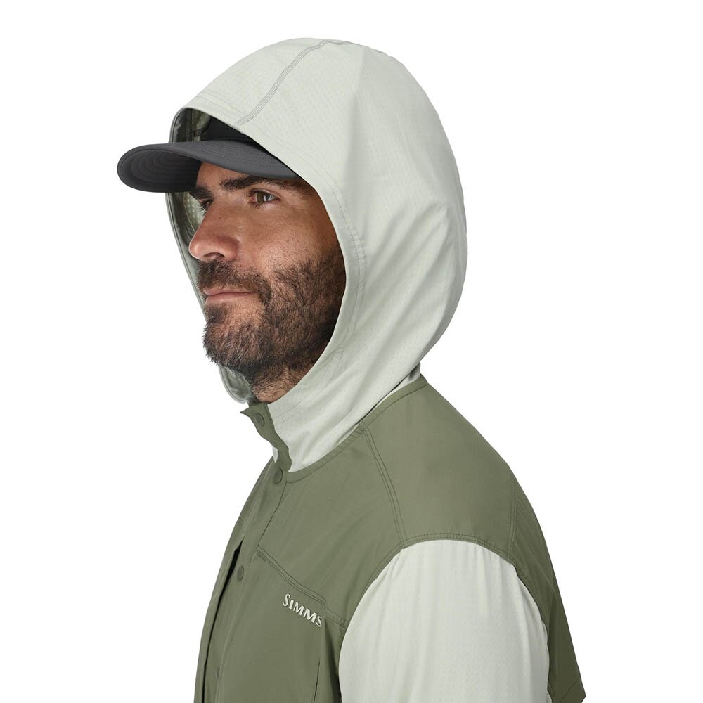 Simms Latitude BiComp Hoody Men's in Aspen and Willow