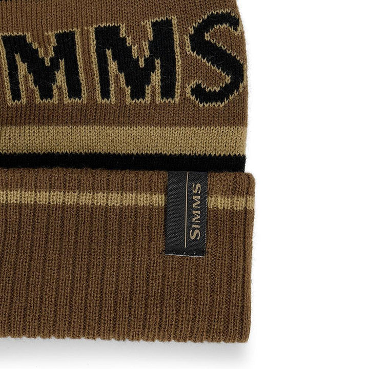 Simms TipUp Pom Beanie in Jasper