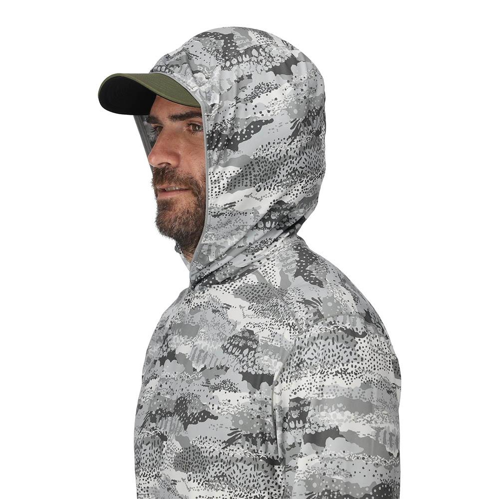 Simms Bugstopper SolarFlex Hoody Men's in Shroud Sterling