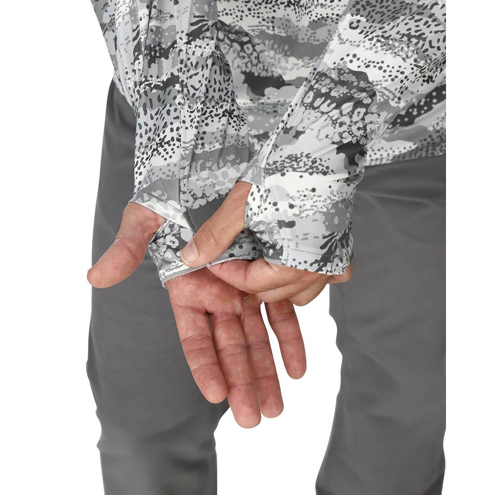 Simms Bugstopper SolarFlex Hoody Men's in Shroud Sterling