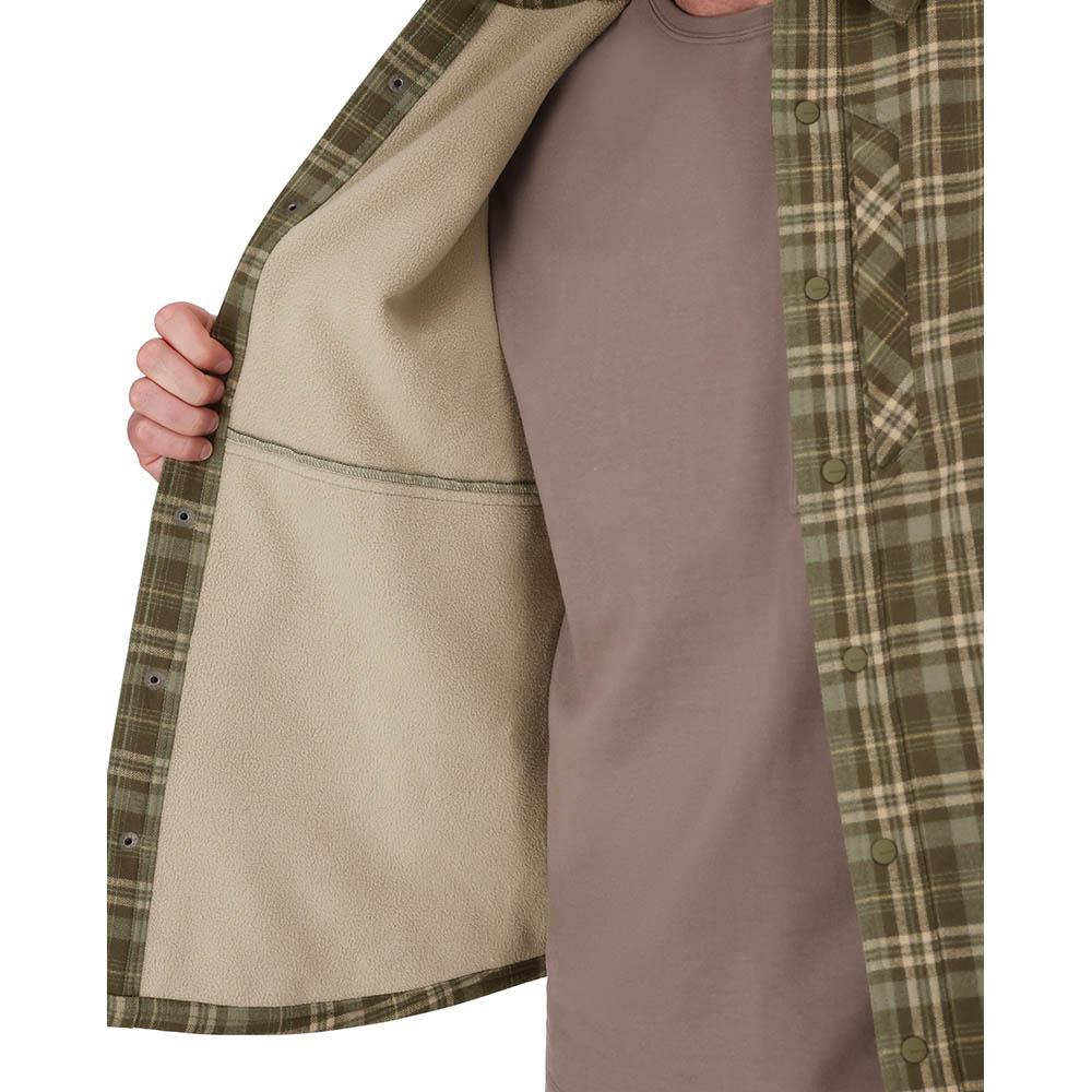 Simms Coldweather Shacket Men's in Schooner Plaid Loden