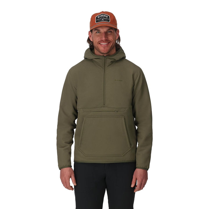 Simms Strata 330 HalfZip Hoody Men's in Loden