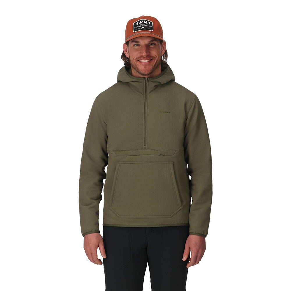 Simms Strata 330 HalfZip Hoody Men's in Loden