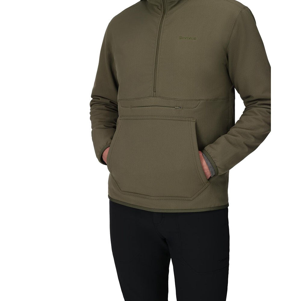 Simms Strata 330 HalfZip Hoody Men's in Loden