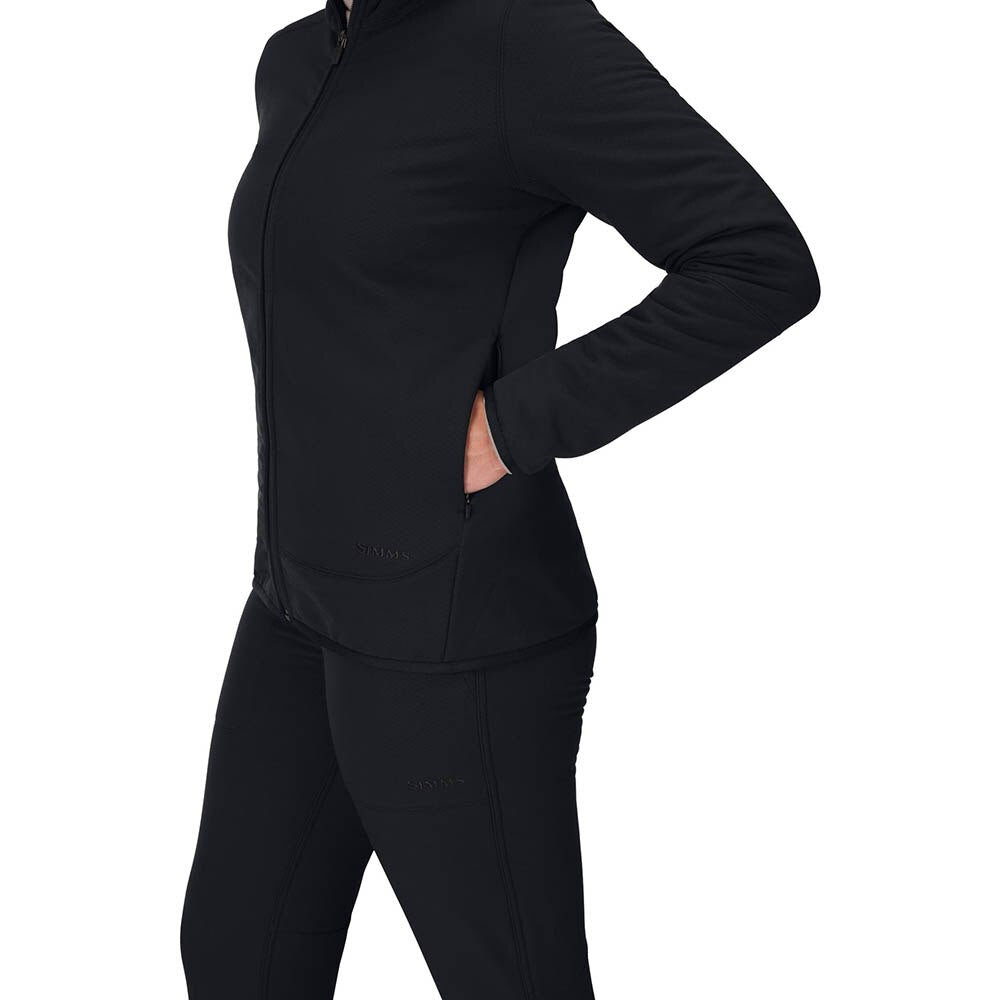 Simms Strata 330 FullZip Hoody Women's in Black