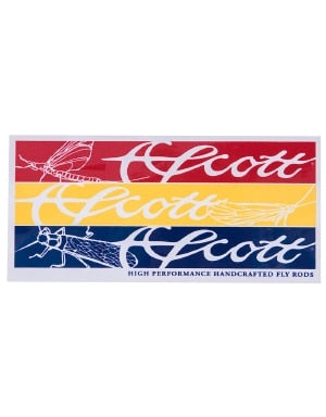 Scott Fly Rod Colorado Bugs w/ Colorado Flag Colors Decal in One Color