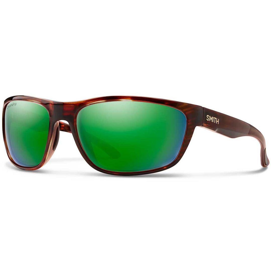 Smith Redding Sunglasses ChromaPop Polarized in Tortoise with Green Mirror Glass