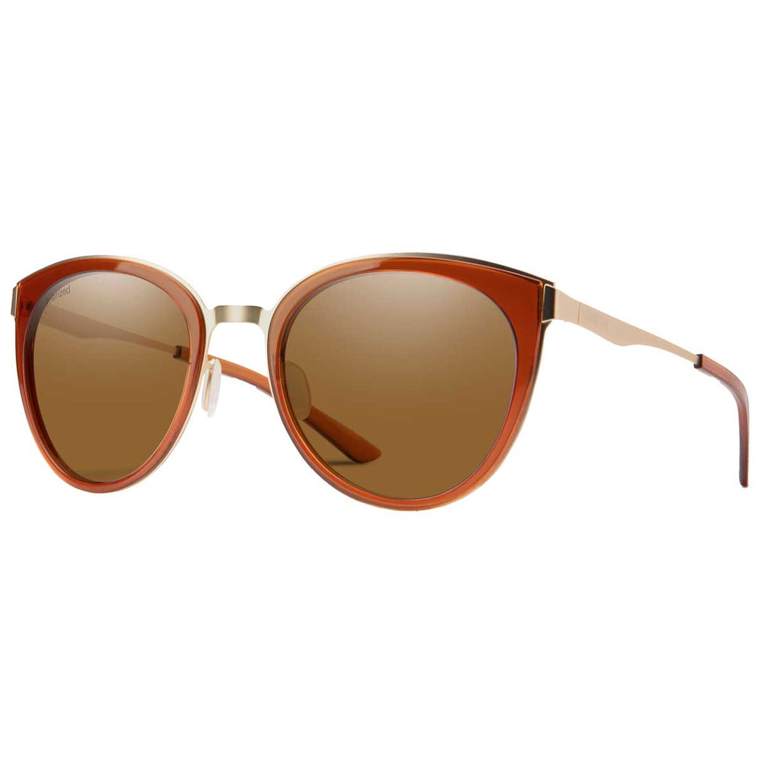 Smith Somerset Sunglasses Polarized in Amber with Brown
