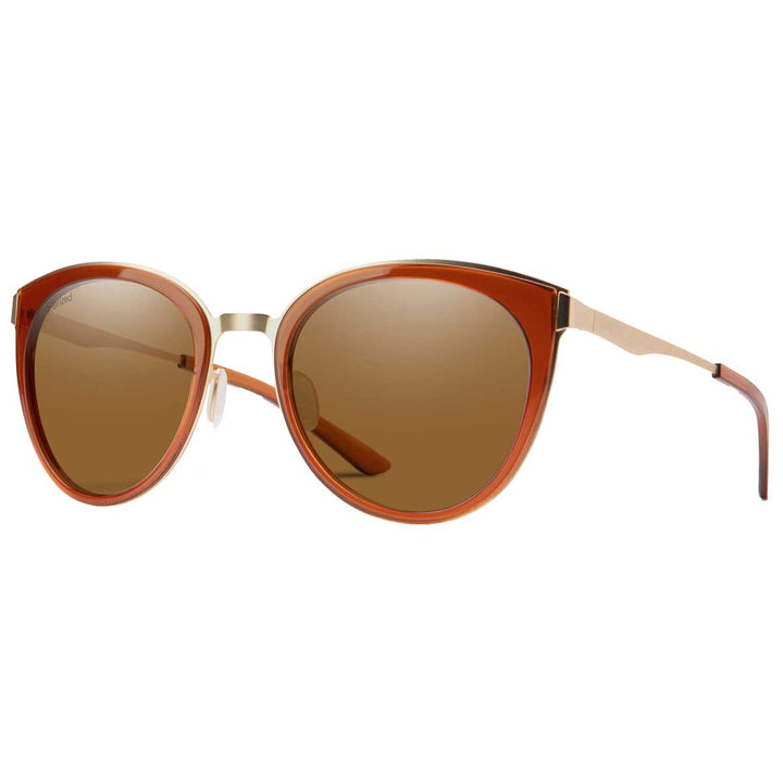 Smith Somerset Sunglasses Polarized in Amber with Brown