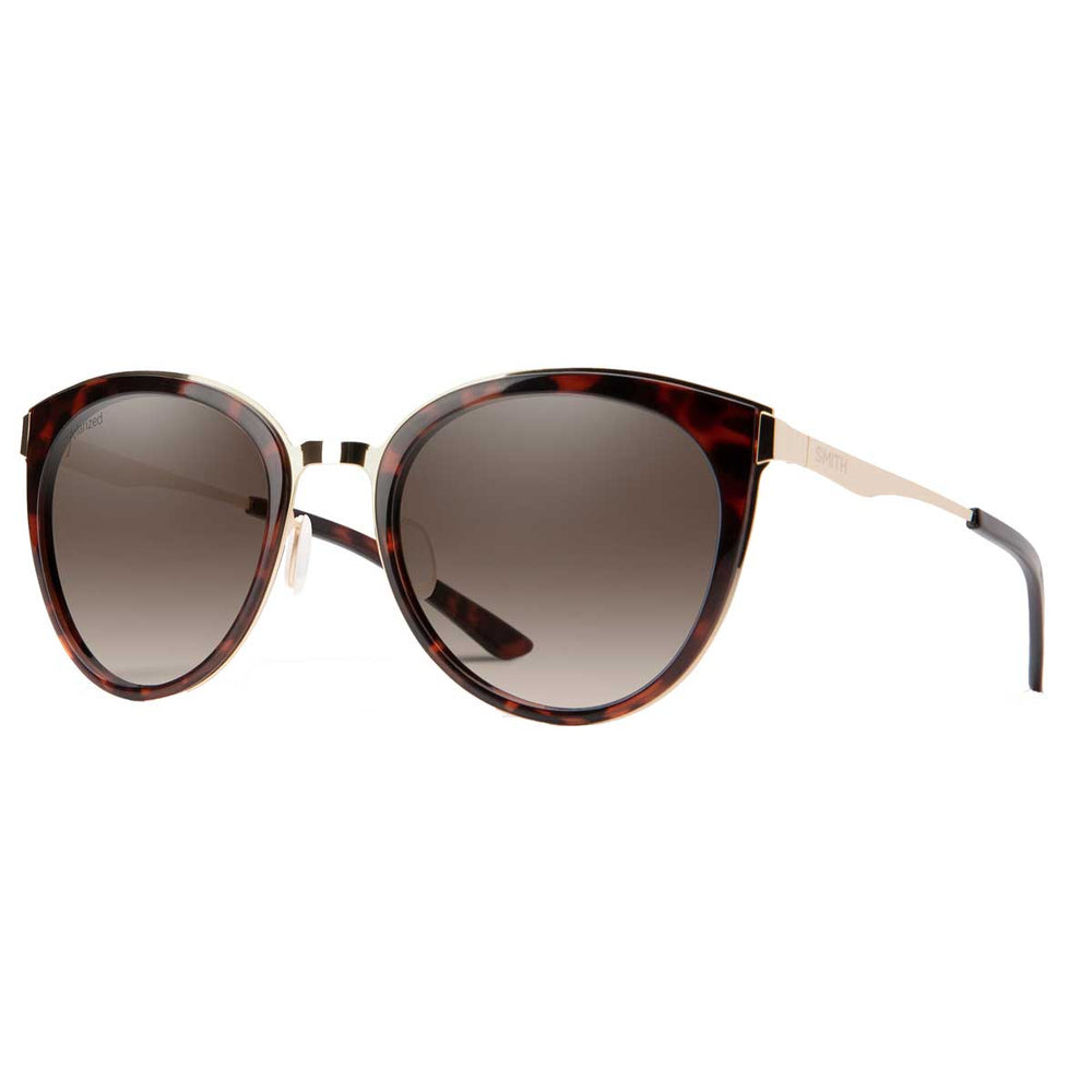 Smith Somerset Sunglasses Polarized in Tortoise with Brown Gradient