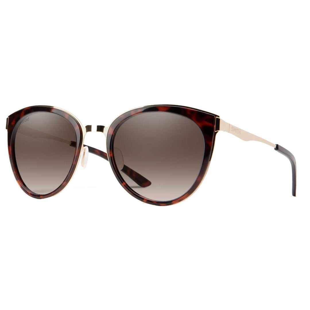 Smith Somerset Sunglasses Polarized in Tortoise with Brown Gradient