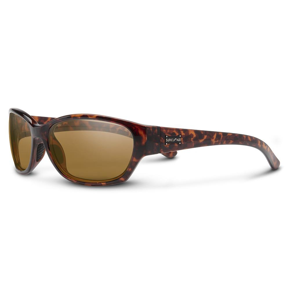 Suncloud Duet Sunglasses Polarized in Tortoise with Brown