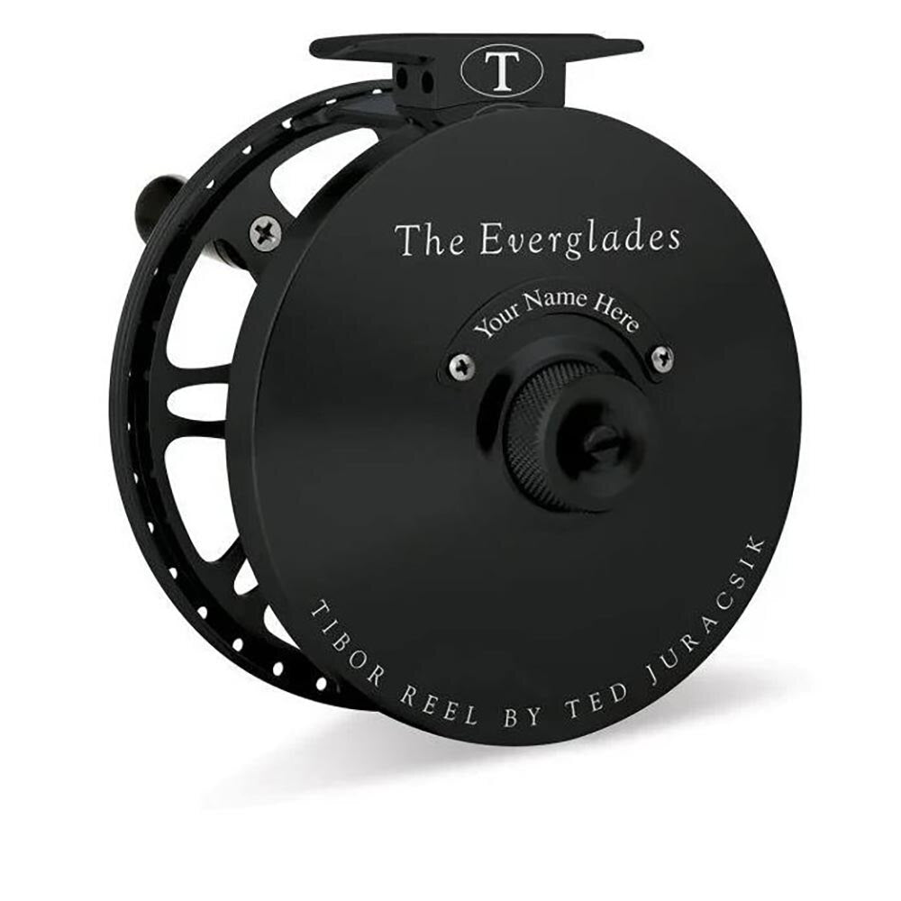 Tibor Everglades Fly Reel in Frost Black