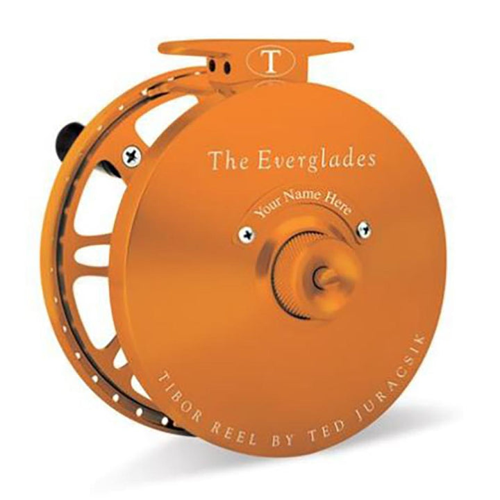 Tibor Everglades Fly Reel in Sunset Orange