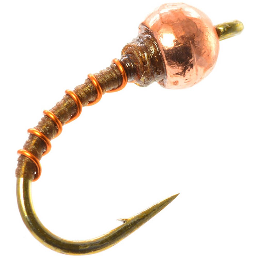 Umpqua Tungsten Zebra Midge Thin in Olive