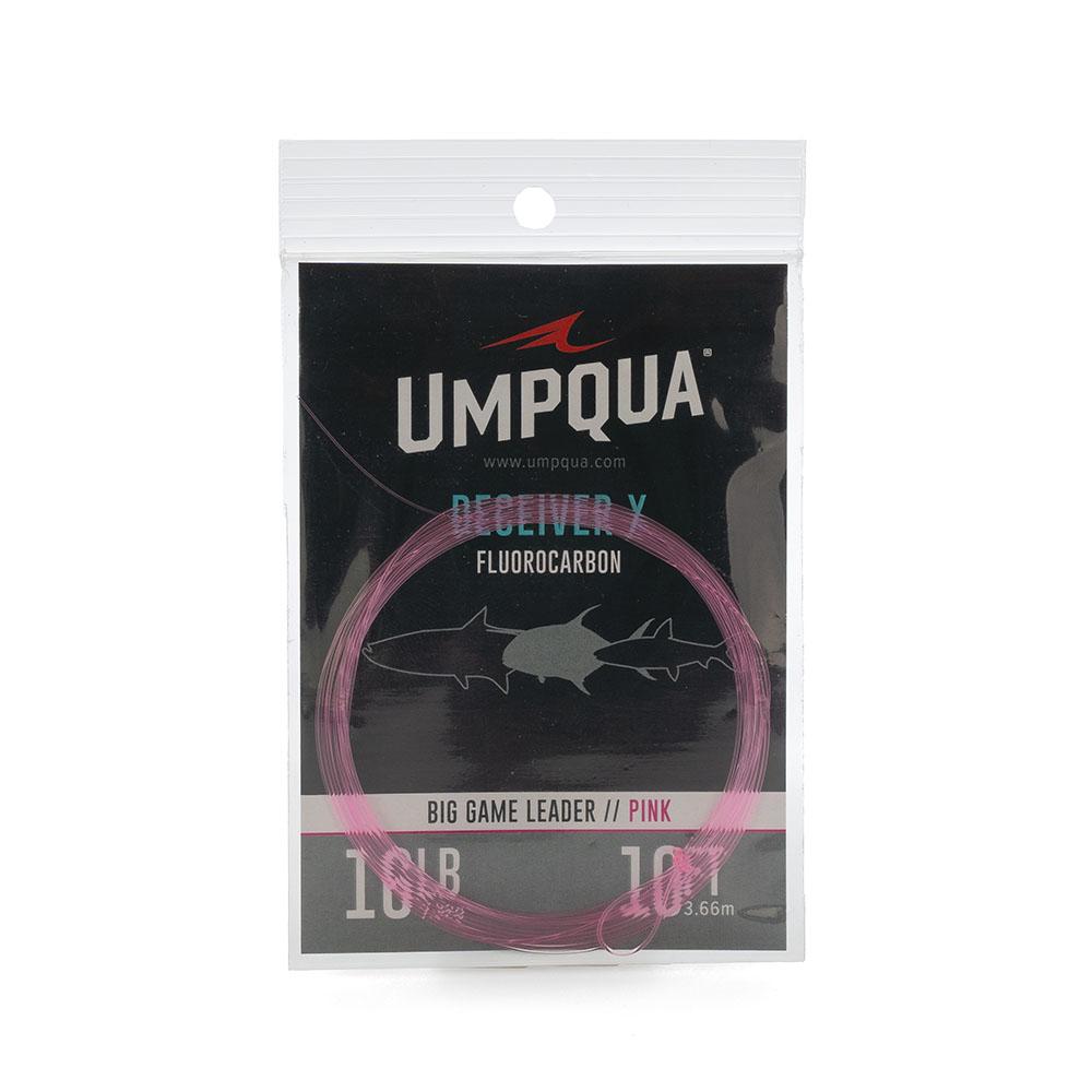 Umpqua Deceiver HD Big Game Fluoro Leader Pink 10' in Pink