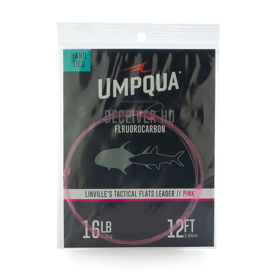 Umpqua Linville's Tactical Flats Fluoro Leader in Pink