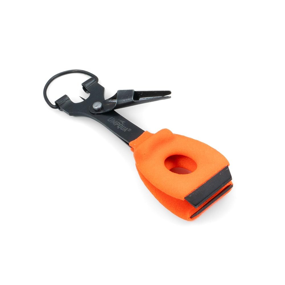 Umpqua River Grip Nipper/Knot Tool in Hot Orange
