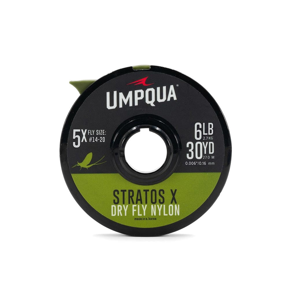 Umpqua Stratos X Dry Fly Nylon Tippet in Grey Camo