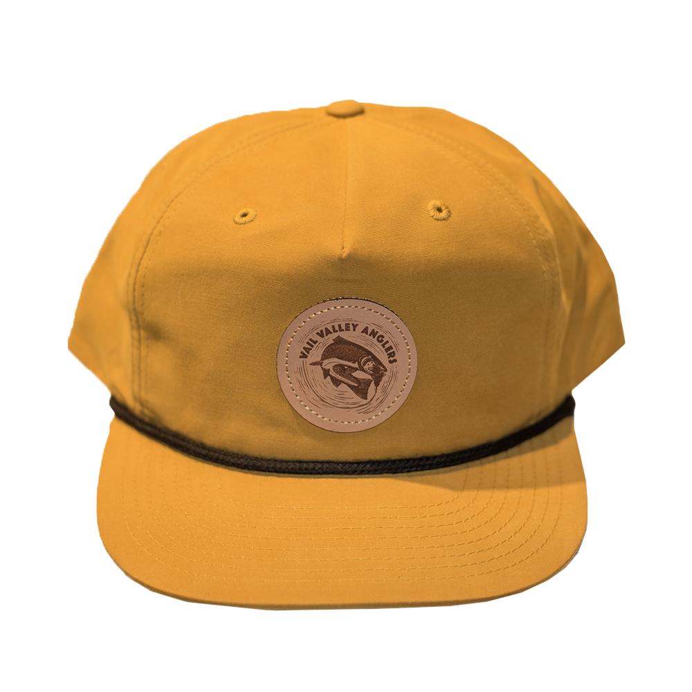 VVA Patch Logo Flat Brim Hat in Biscuit