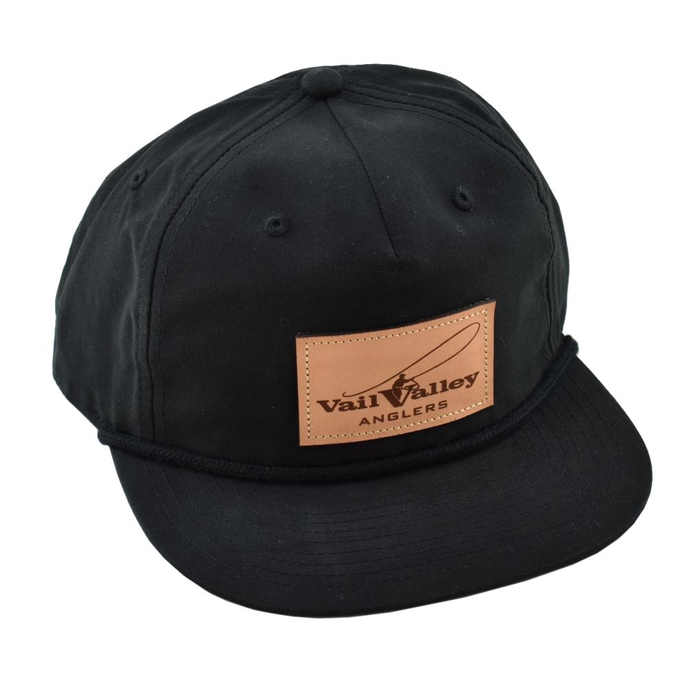 VVA Patch Logo Flat Brim Hat in Black