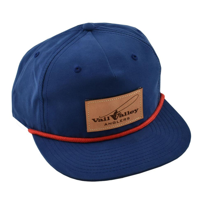 VVA Patch Logo Flat Brim Hat in Navy